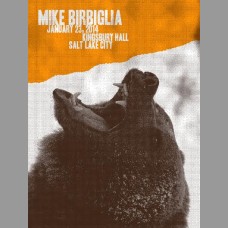 Mike Birbiglia: Salt Lake City Show Poster, 2014 Quinine
